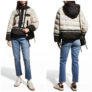 Veronica Beard Camrose Tweed Puffer Jacket